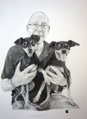 geoff with pups